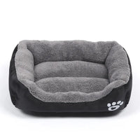 Soft Square Large Dog Sofa Elastic Dog House Cushion Winter Warm Medium Dog Bed Washable Cat Kennel House Accessories