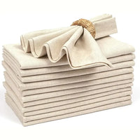 ZELMIVA - Reusable Linen-Style Napkins for Refined Table Settings