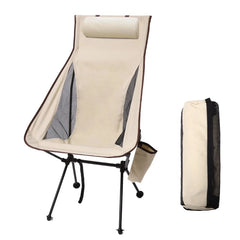 FOLVANE - Folding Camping Chair With Supportive Headrest