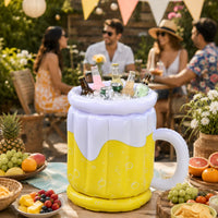 ICEFEST – Portable Beer Mug Beverage Chiller for Pool and Beach Parties