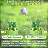 DINOSPRAY - Dinosaur Sprinkler for Cooling Backyard Play