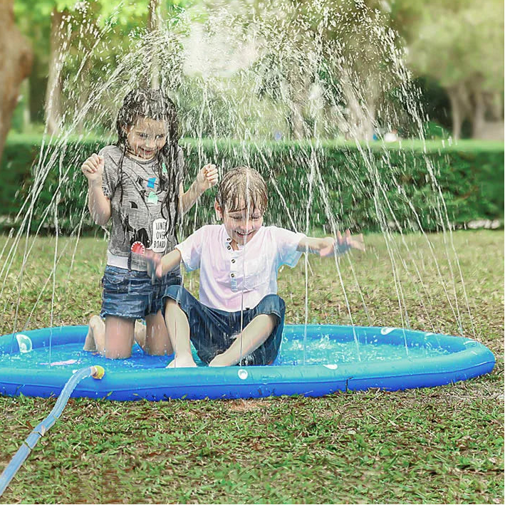 AQUACIRCLE - Inflatable Sprinkler Mat for 360° Backyard Cooling