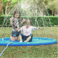 AQUACIRCLE - Inflatable Sprinkler Mat for 360° Backyard Cooling