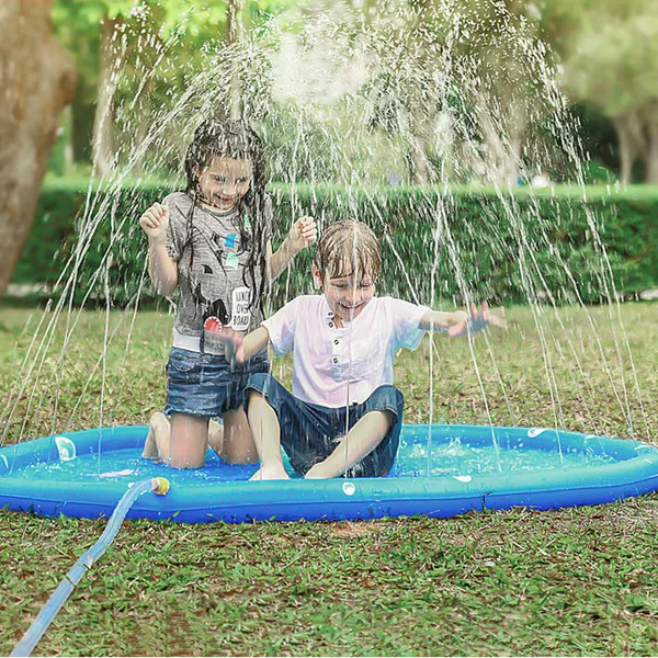 SUMMERWAVE – Large Inflatable Splash Mat for Family Outdoor Fun
