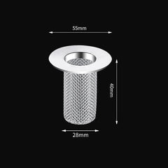 PLUVENA - Pop-Up Sink Stopper That Blocks Odors and Catches Hair