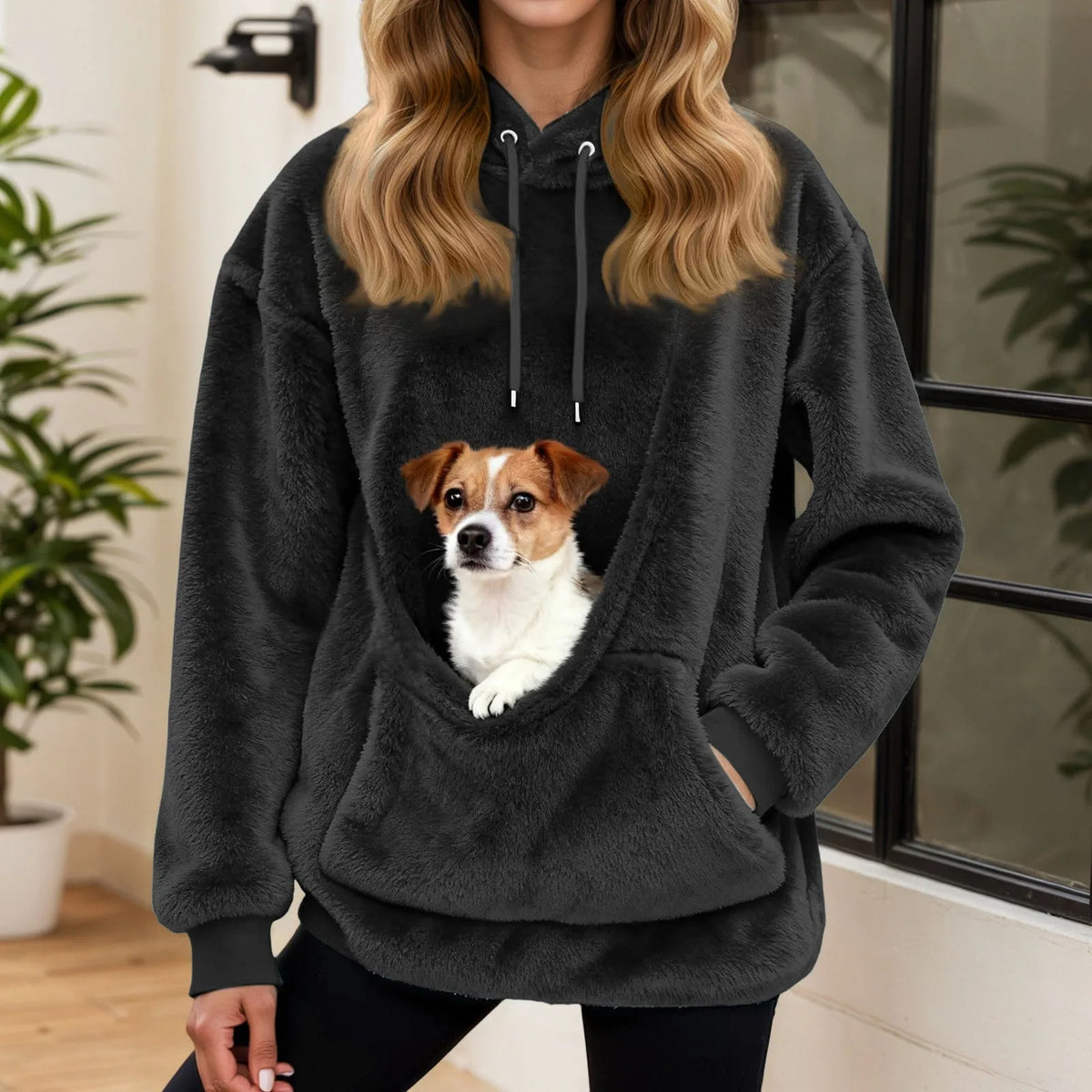 PAWVORA - Fleece Pet Pocket Hoodie for Keeping Companions Close