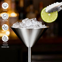 VYNORIQ - Six Steel Wine Glasses for Shatterproof Entertaining