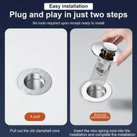 DRAIVEL - 2-In-1 Sink Strainer And Stopper To Prevent Clogs
