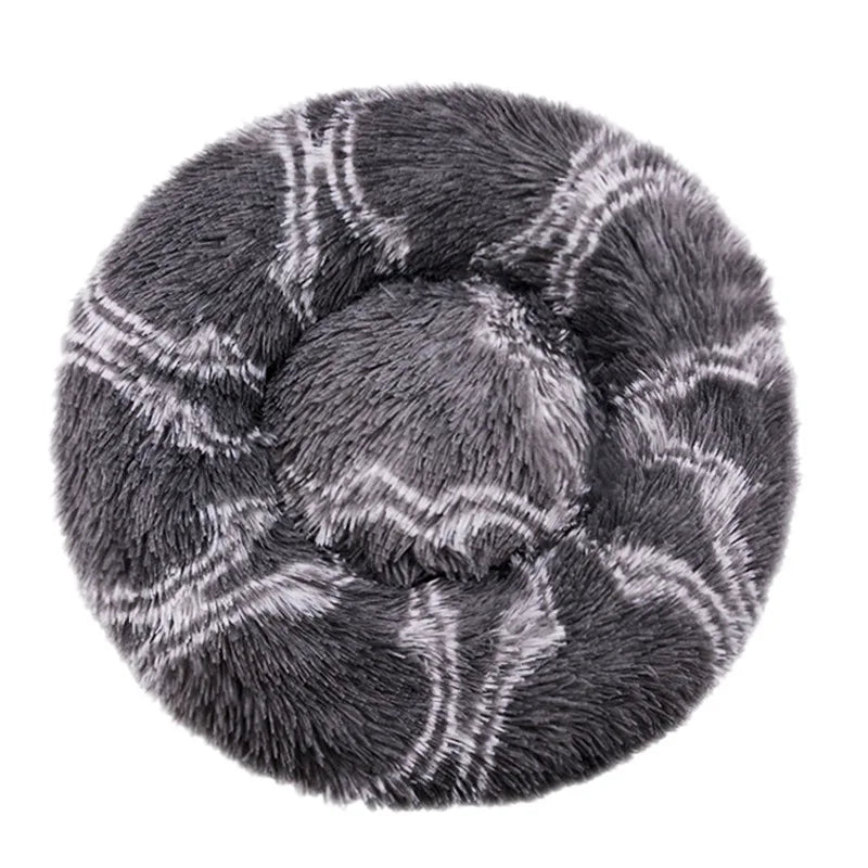 PAWVELLE - Plush Round Pet Sofa for Cozy Statement Seating