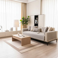 NATURWEFT – Non-slip cotton-linen sofa cover for all seasons