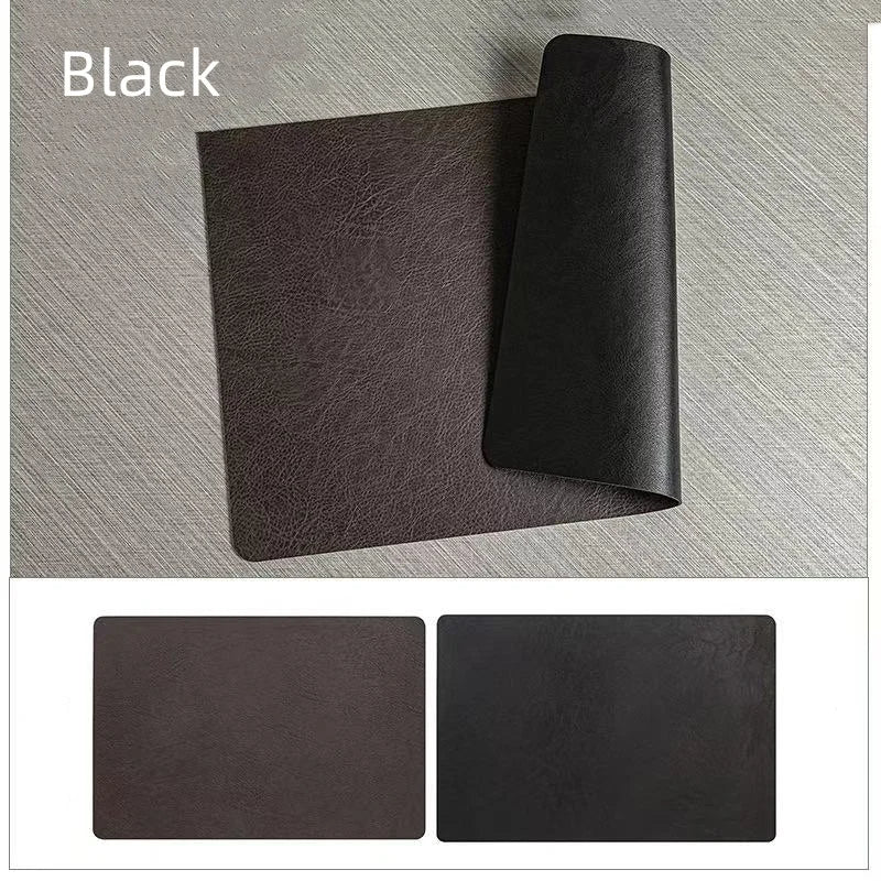 HEATLUNE - Faux Leather Placemats for a Refined, Protected Table