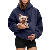 PAWVENA - Pet Pouch Hoodie for Hands-Free Cuddles