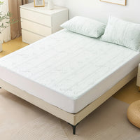 PURESLUMBER – Bamboo Fiber Bed Sheet with Deep Pocket Design