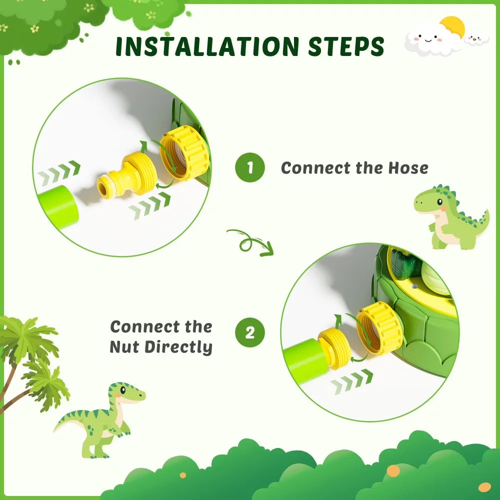 DINOSPRAY - Dinosaur Sprinkler for Cooling Backyard Play