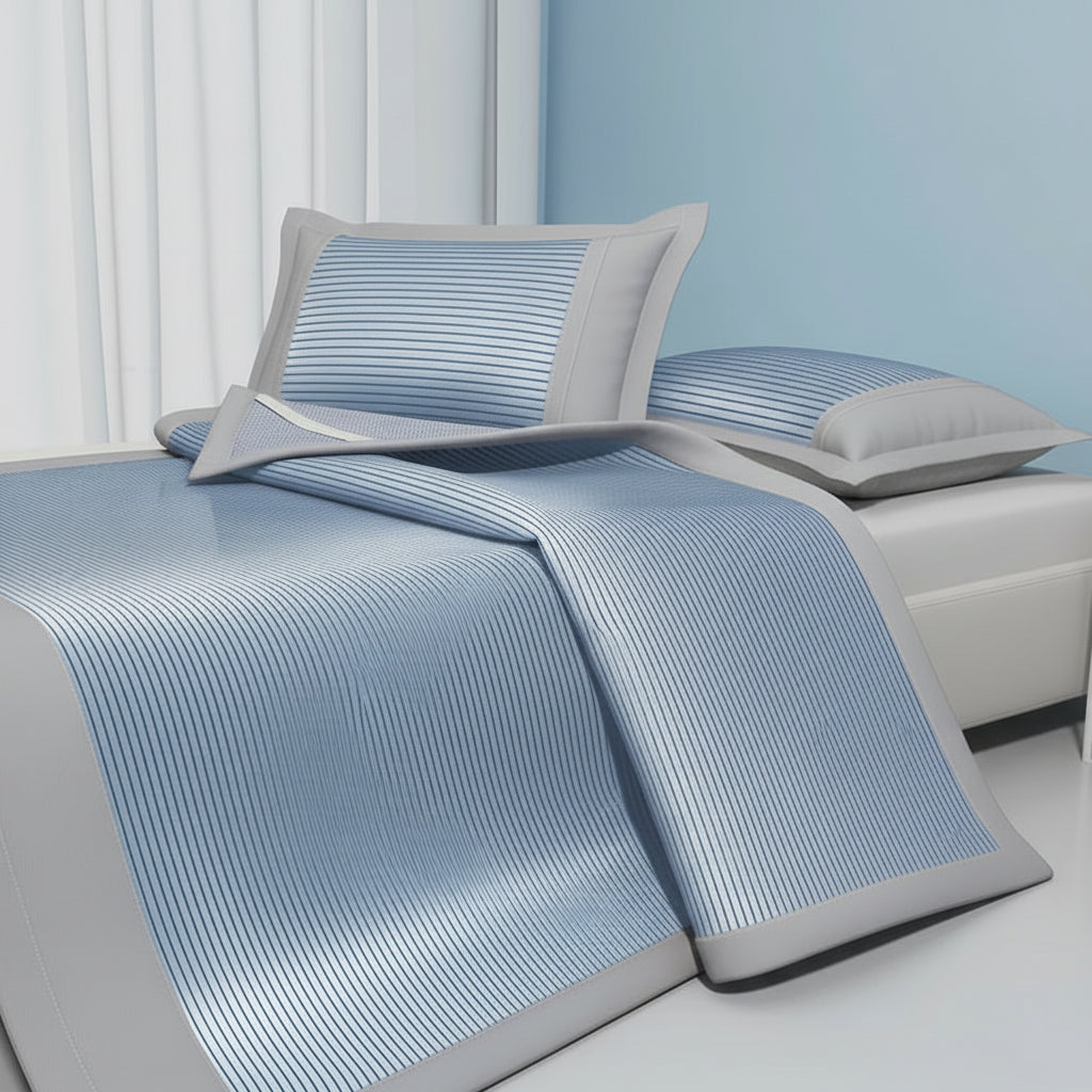 SILKCHILL – Ice Silk Cooling Mattress Sheet Set for Breathable Nighttime Comfort
