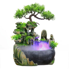 SERENOVA - Sculptural Waterfall Fountain for a Calming Focal Point