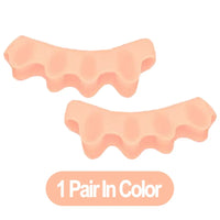 Silicone Toe Separators Correcting Bunions and Restoring Toes Toe Spreaders Toe Straightener for Overlapping Toes Foot Care Tool