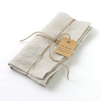 LINUVIA - Pure Linen Napkin Set for Artfully Layered Tables