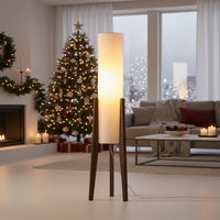 LIGNELUX - Walnut Floor Lamp for Adjustable Ambient Lighting