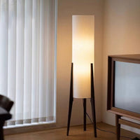LIGNELUX - Walnut Floor Lamp for Adjustable Ambient Lighting