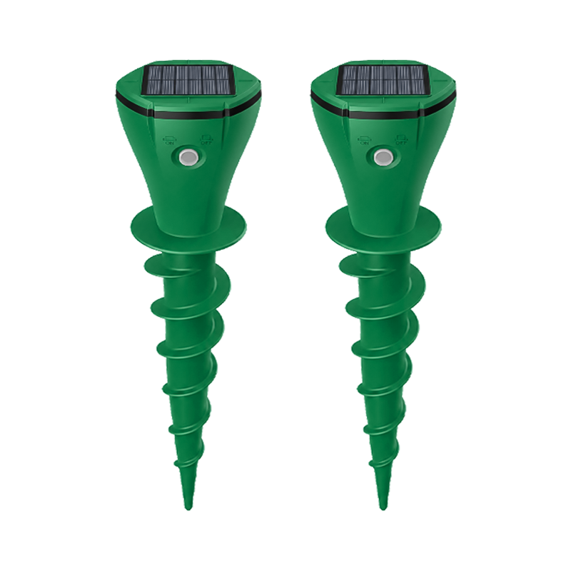 MOLVERRA - Solar Mole Repeller for Quiet Garden Protection