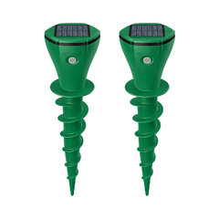 MOLVERRA - Solar Mole Repeller for Quiet Garden Protection