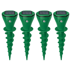 MOLVERRA - Solar Mole Repeller for Quiet Garden Protection