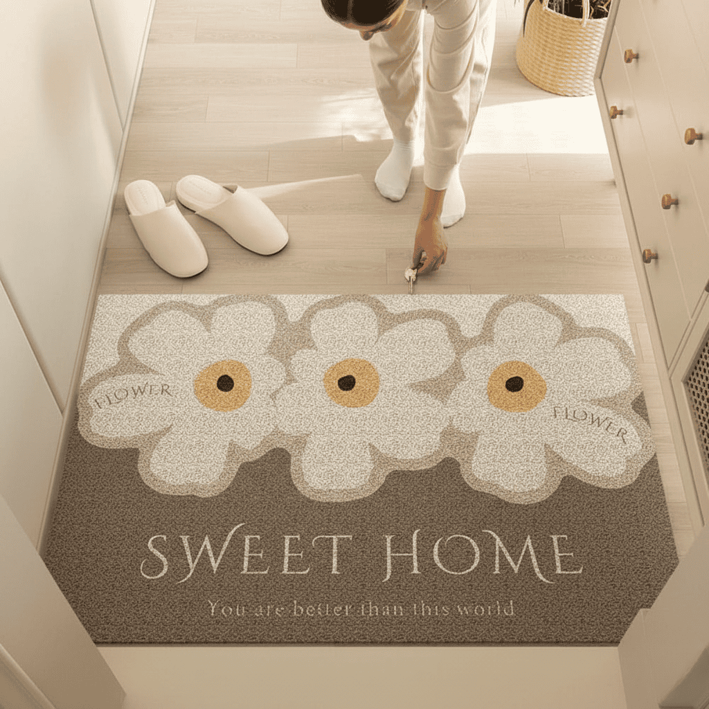 MOTIFRA - Sculptural Floral Doormat For Cleaner Entryways