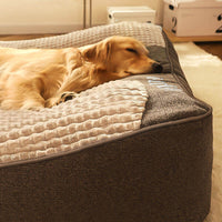 HUGBED – Large scratch-resistant dog bed with orthopedic spinal support