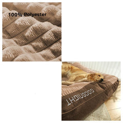 HUGBED - Sculptural Orthopedic Dog Bed for Joint-Supported Rest