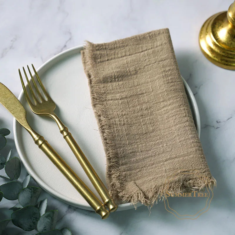 TAVRINA - Cotton Napkin Set for Artfully Layered Tablescapes