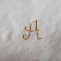 NAPRIEL - Monogrammed Linen Napkin Set for Distinctive Tables