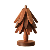 CALVYRA - Sculptural Wood Trivet That Protects Tables From Heat