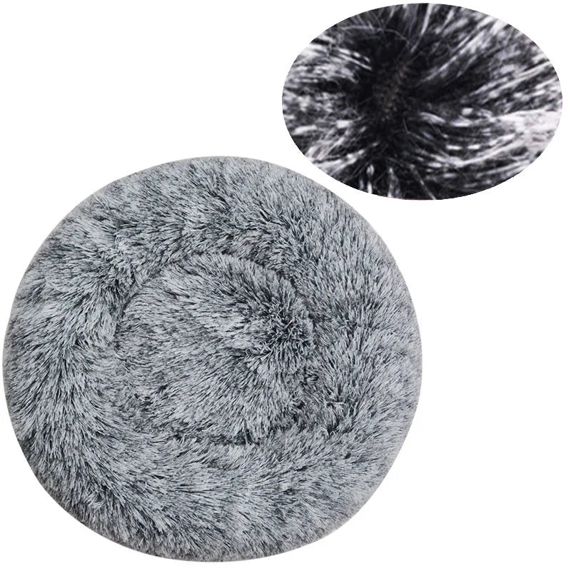 PAWVELLE - Plush Round Pet Sofa for Cozy Statement Seating