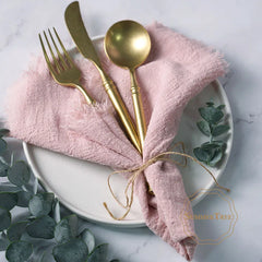 TAVRINA - Cotton Napkin Set for Artfully Layered Tablescapes