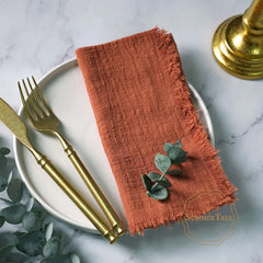 TAVRINA - Cotton Napkin Set for Artfully Layered Tablescapes