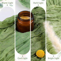 DRAPELLE - Gauze Table Runner for Softly Textured Tablescapes
