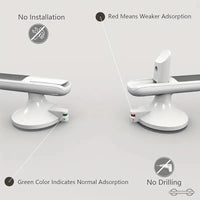 GRIPLORA - No-Drill Suction Grab Bar for Added Stability