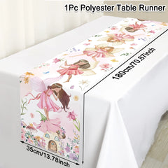 TULIVEL - Floral Table Runner for an Artful Spring Tablescape