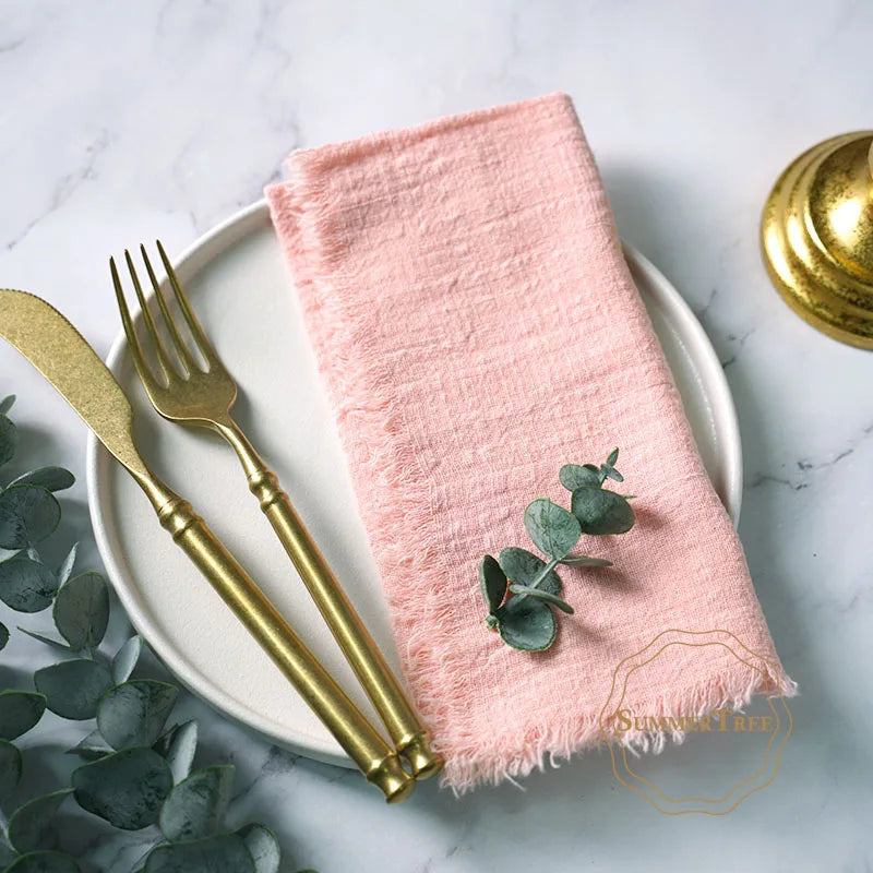 TAVRINA - Cotton Napkin Set for Artfully Layered Tablescapes