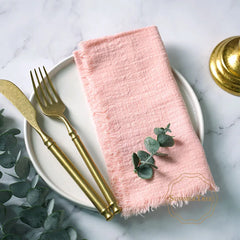 TAVRINA - Cotton Napkin Set for Artfully Layered Tablescapes