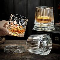 SWIRLUNE - Rotating Whiskey Glass for Fuller Aromas