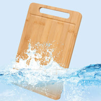 Wooden Cutting Board Bamboo Food Cutting Table Kitchen Serving Board Thickened Chopping Panel for Meat Fruit Vegetables Bread