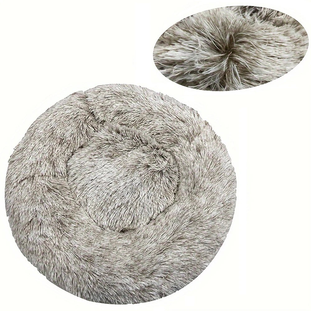 PAWVELLE - Plush Round Pet Sofa for Cozy Statement Seating