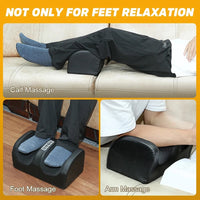 KNEVORA - Heated Shiatsu Foot Massager for Chairside Muscle Relief