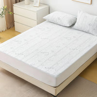 PURESLUMBER – Bamboo Fiber Bed Sheet with Deep Pocket Design