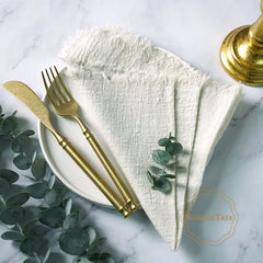 TAVRINA - Cotton Napkin Set for Artfully Layered Tablescapes