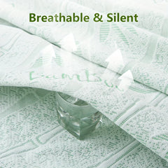 PURESLUMBER - Bamboo Fitted Sheet for Soft, Secure Sleep