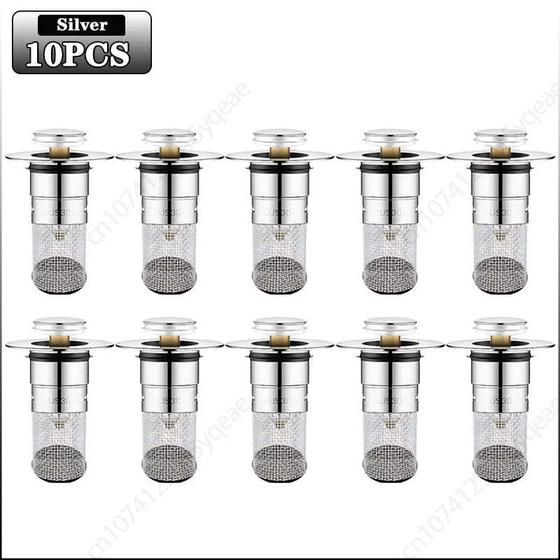 DRAIVEL - Pop-Up Drain Stopper That Catches Hair and Blocks Odors