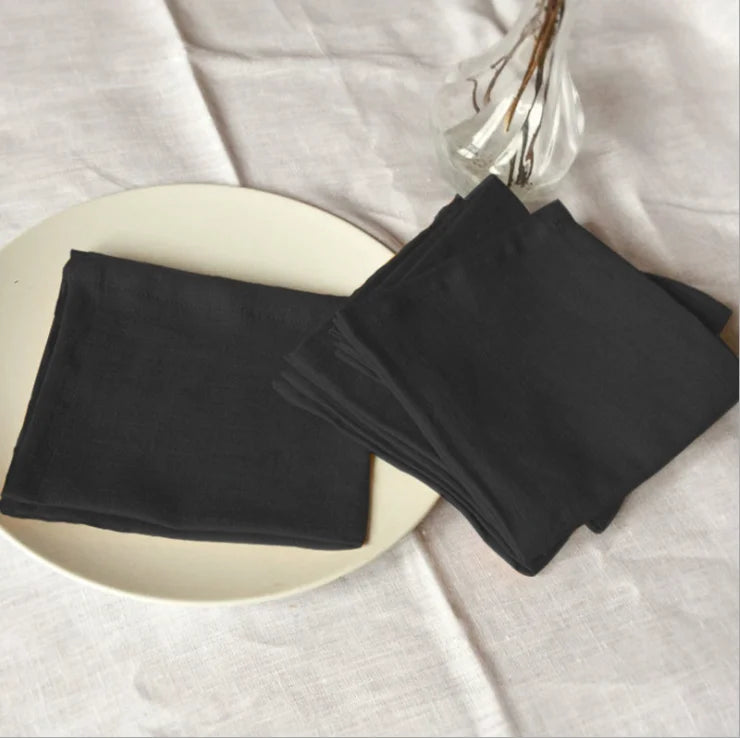 LINUVIA - Pure Linen Napkin Set for Artfully Layered Tables